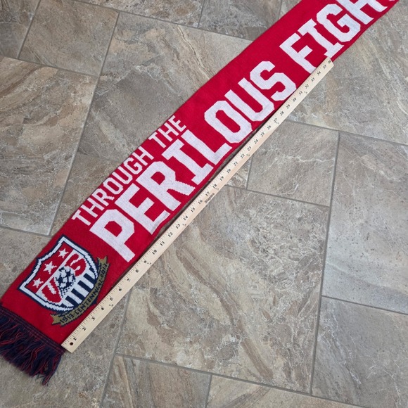 US Mens Soccer Scarf Centennial 1913 2013 USA vs Panama Seattle - Picture 5 of 8